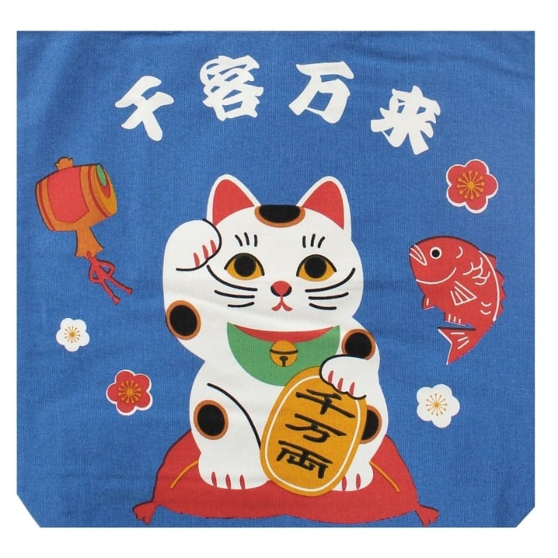 Bolso Azul Maneki Neko