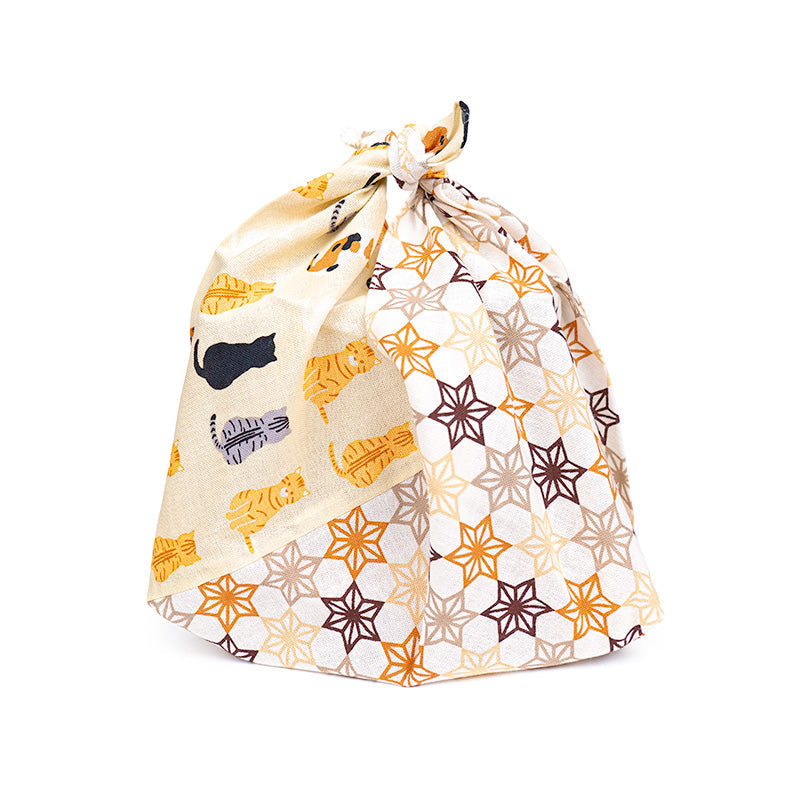 Bolso Japonés para Anudar Azuma Bukuro Gatos