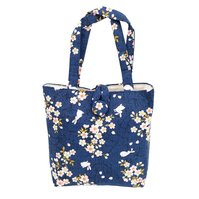 Bolso Japonés Usagi Sakura Azul