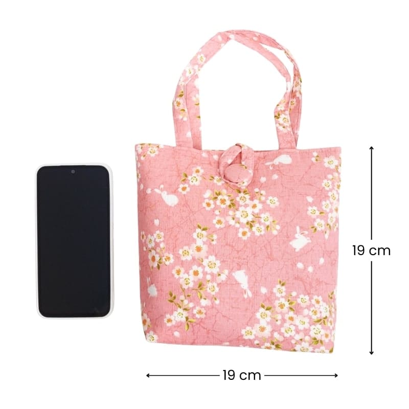 Bolso Japonés Usagi Sakura Rosa