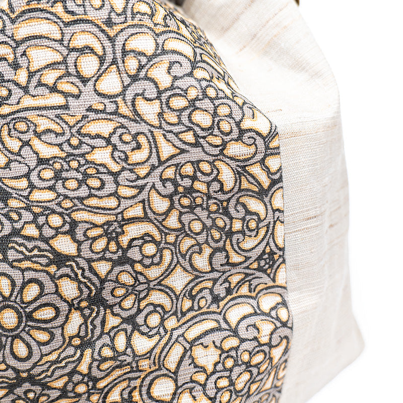 Bolso Kinchaku Japonés de Lino Hōsōge