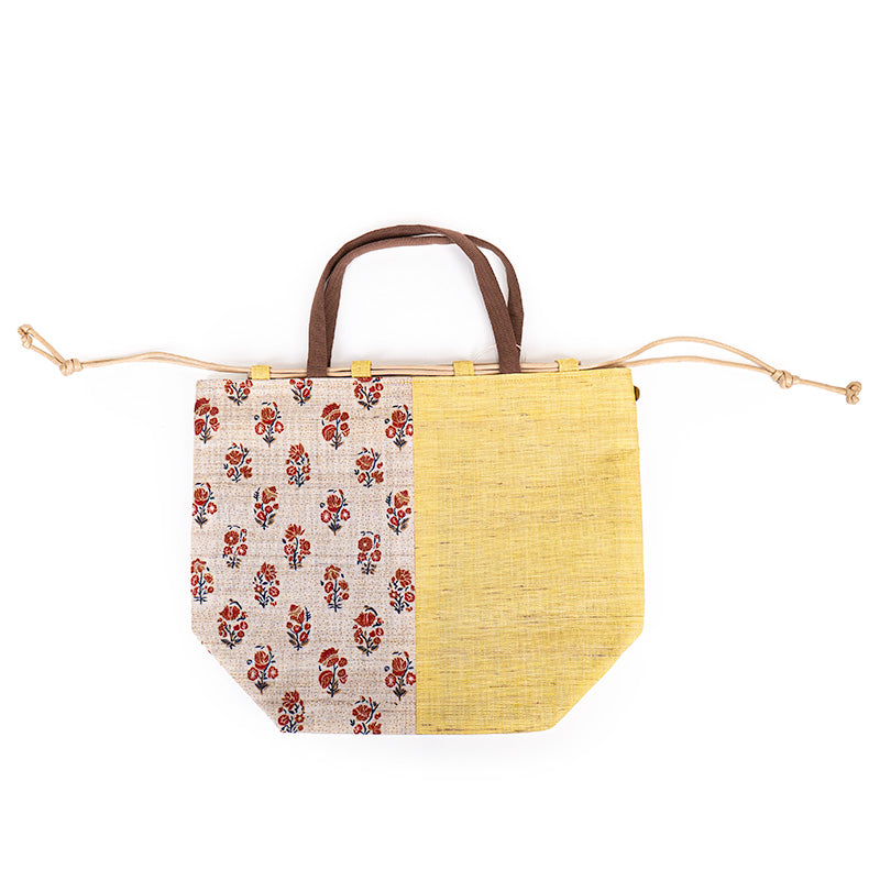 Bolso Kinchaku Japonés de Lino Sarasa