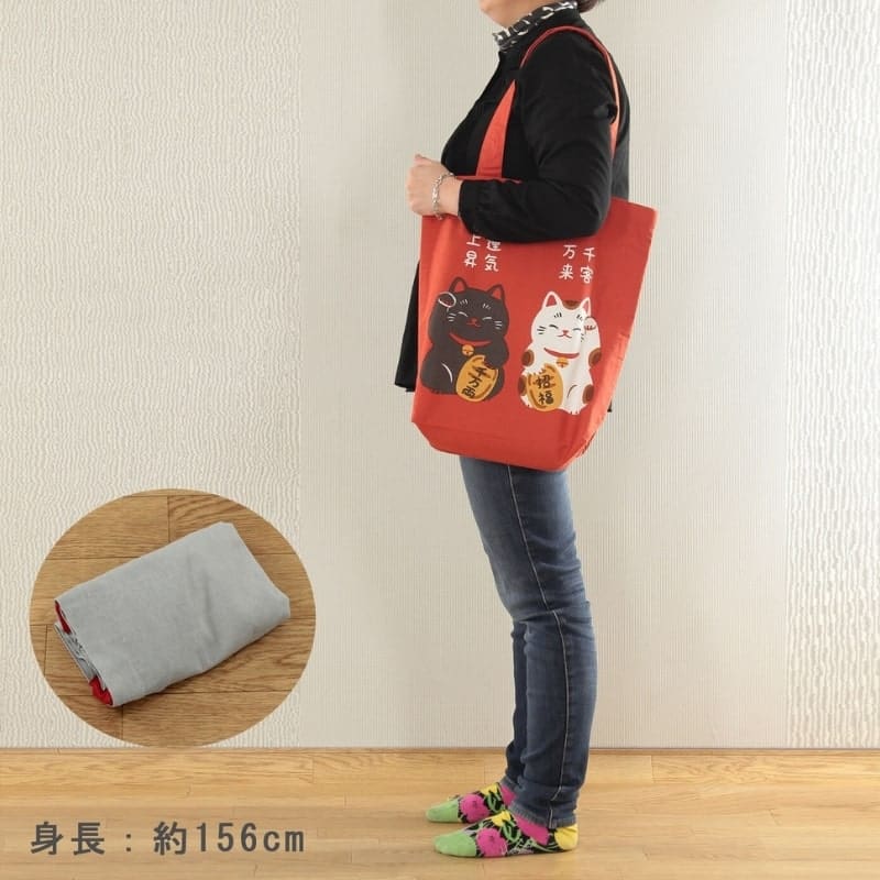 Bolso Maneki Neko Shōfuku Rojo