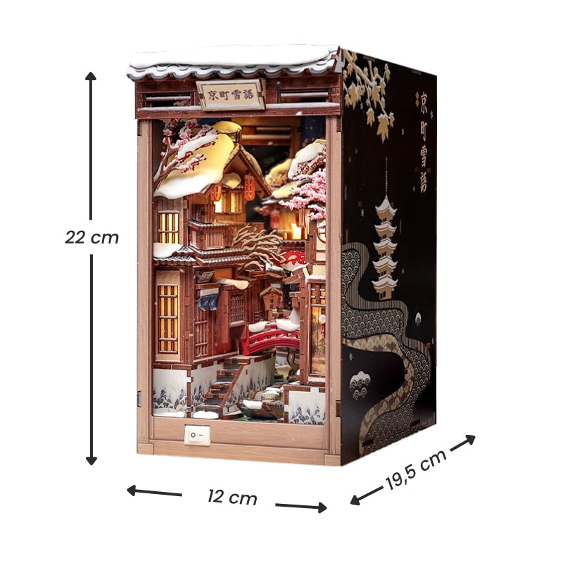 Book Nook Japonés Kyoto Snow Whisper