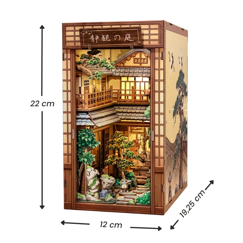 Book Nook Japonés Serene Courtyard