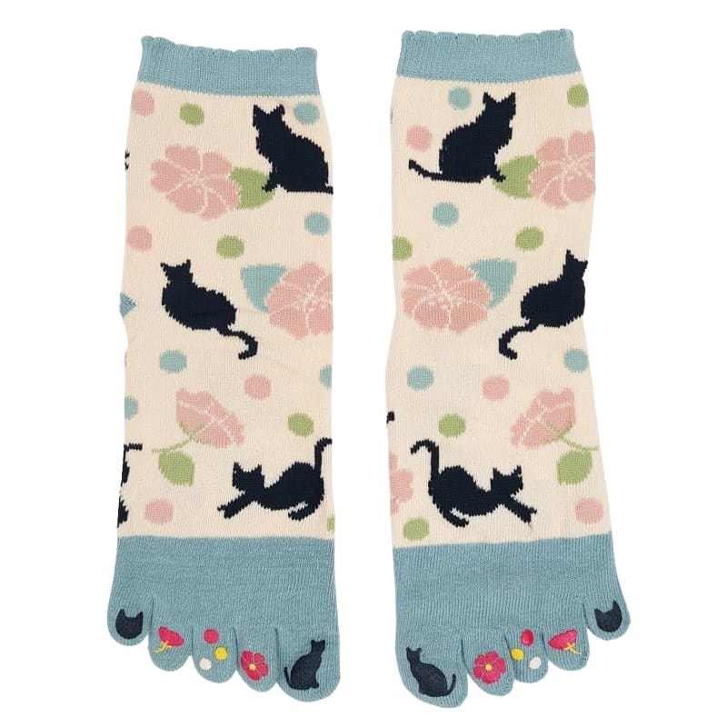 Calcetines de 5 Dedos Yumemi Neko EU 36-39
