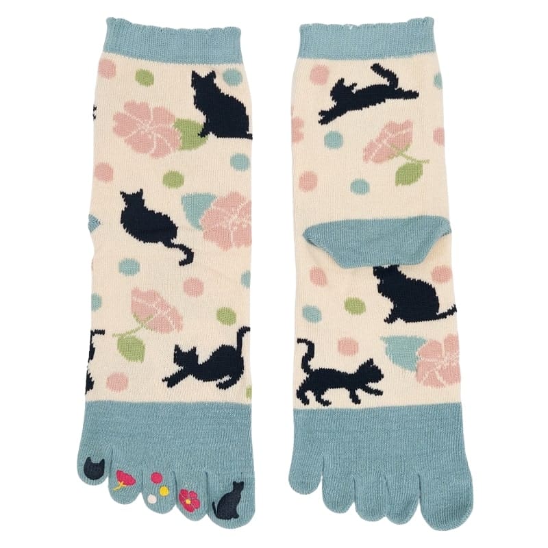 Calcetines de 5 Dedos Yumemi Neko EU 36-39