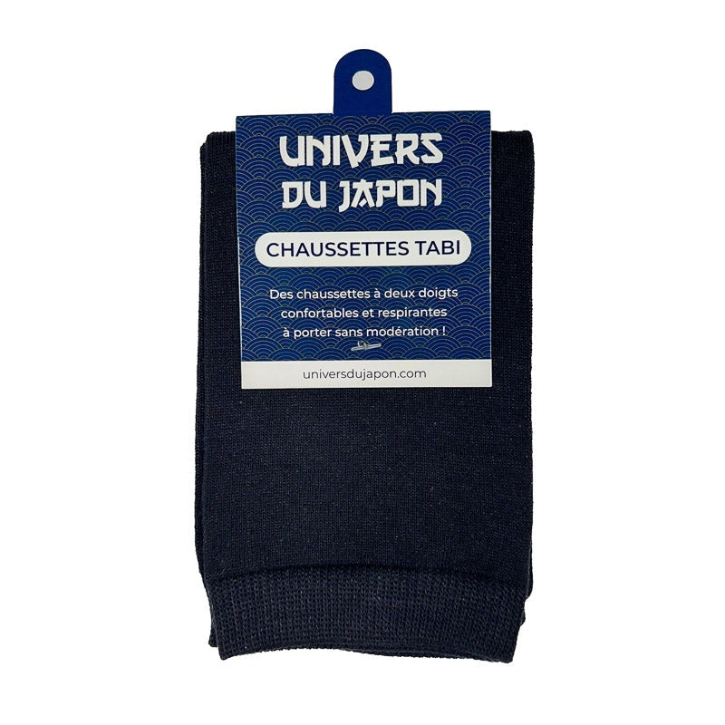 Calcetines de Algodón Tabi Negro / EU 37-43