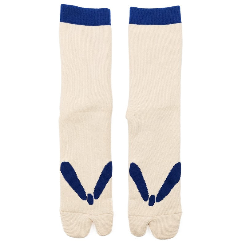 Calcetines Japoneses Chanclas - Beige EU 37-42