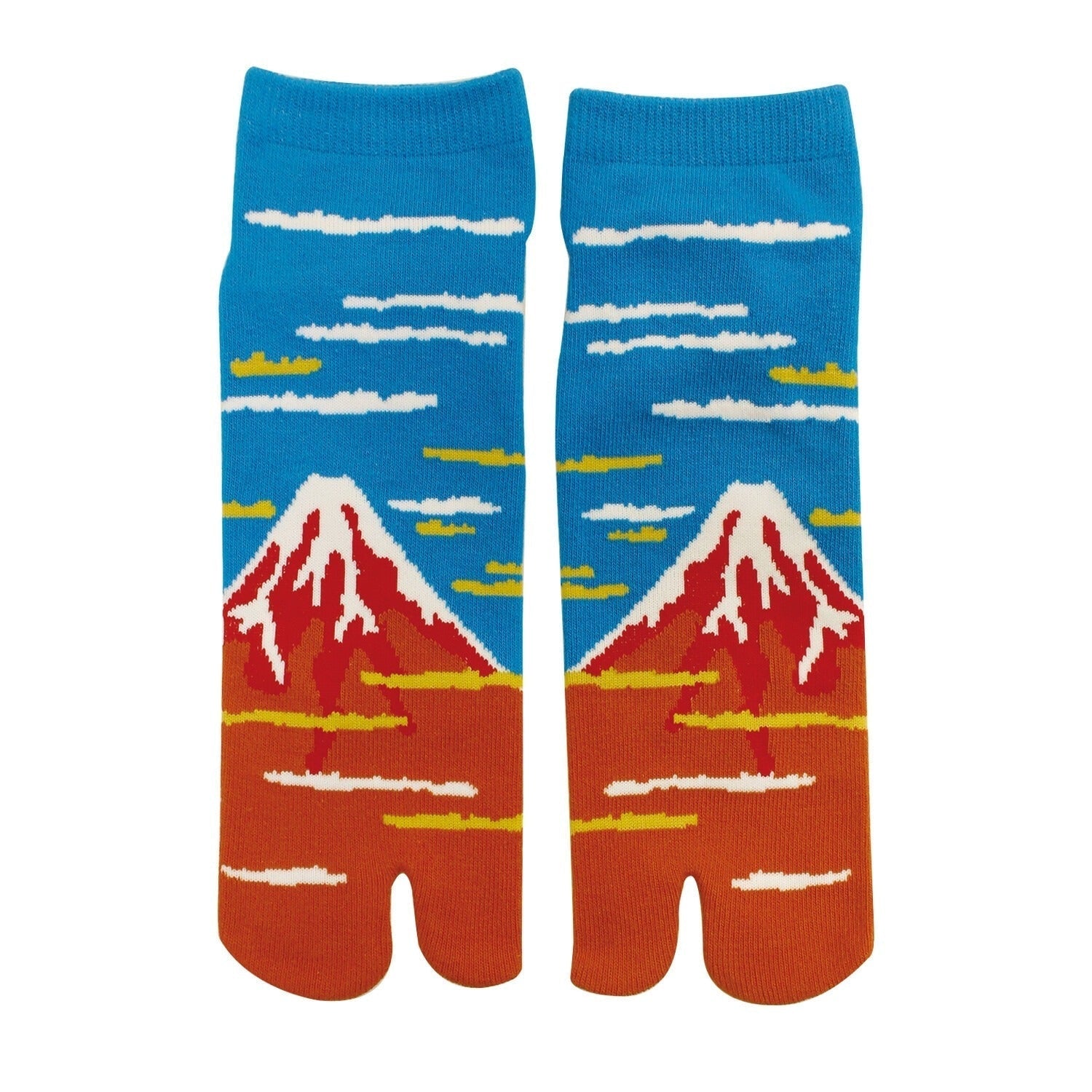 Calcetines Tabi Fuji Rojo EU 37-43