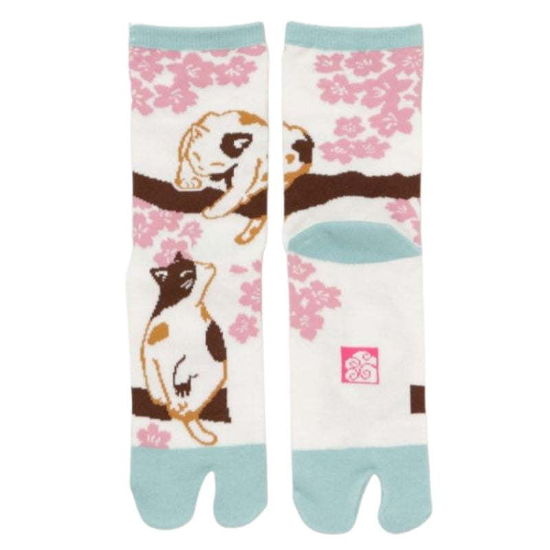 Calcetines Tabi Gato Sakura
