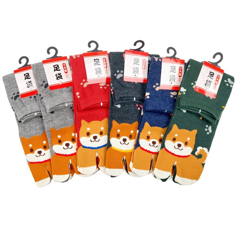 Calcetines Tabi Shiba - 6 Pares EU 36-40