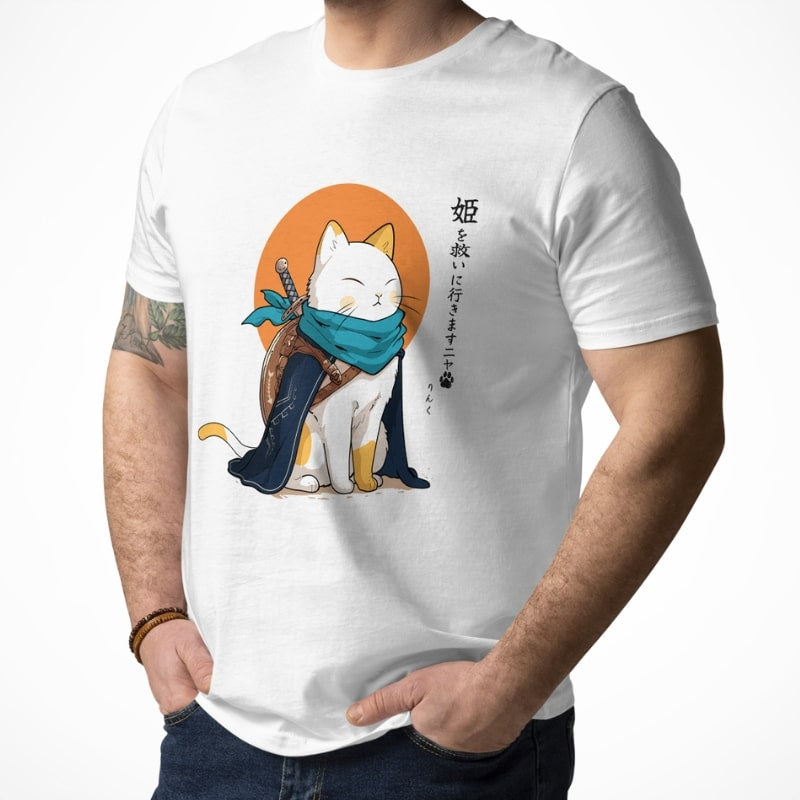 Camiseta Japonesa - Legendary Cat