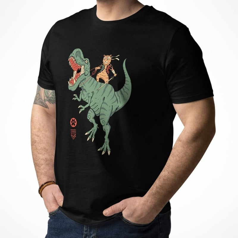 Camiseta Japonesa Neko T-Rex