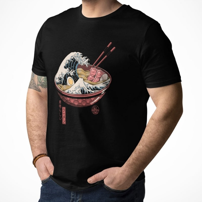 Camiseta Japonesa Ramen Kanagawa
