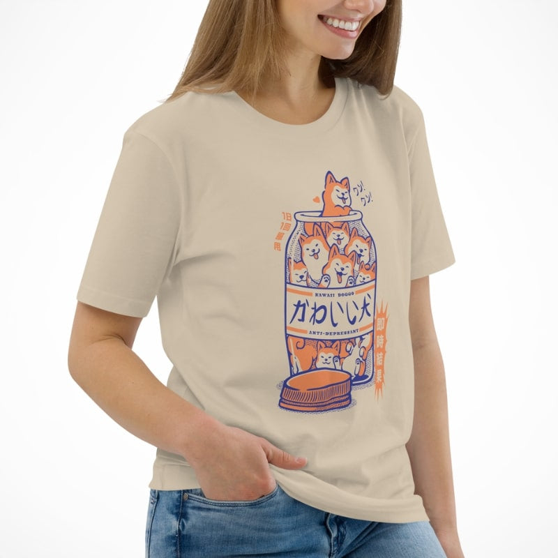 Camiseta Japonesa Shiba Antidepresivos