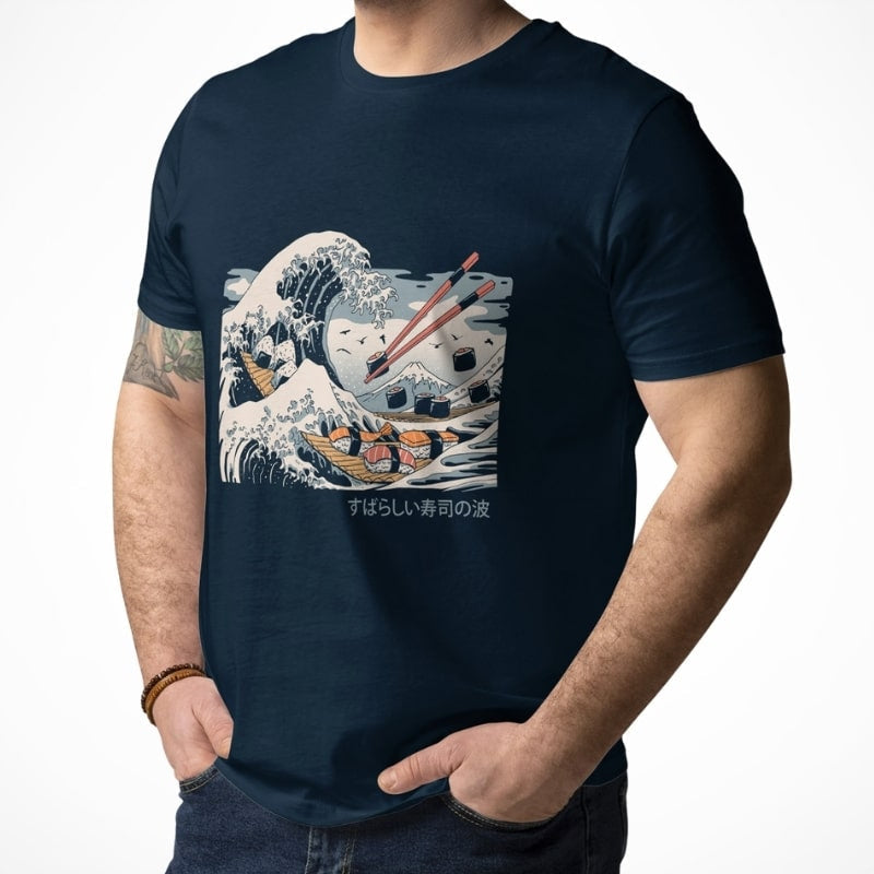 Camiseta Japonesa Sushi Kanagawa