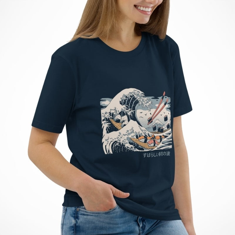 Camiseta Japonesa Sushi Kanagawa