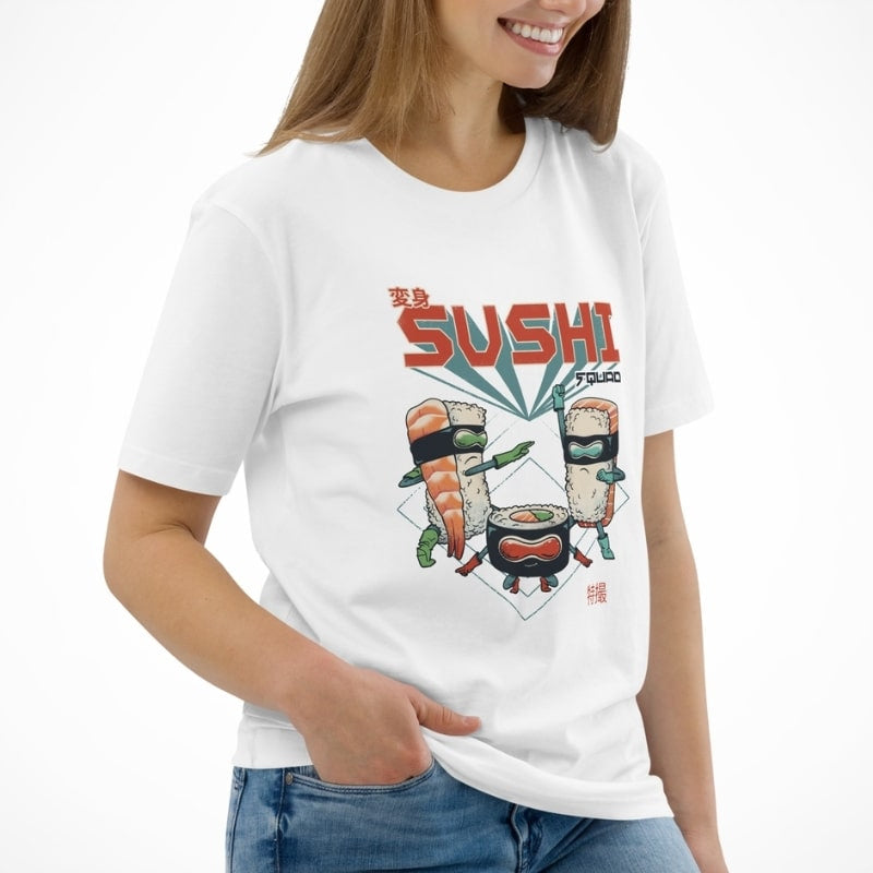 Camiseta Japonesa Sushi Squad