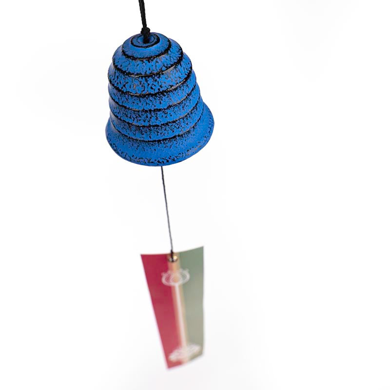 Campana de Viento Fūrin – Hierro Fundido Hamon Azul