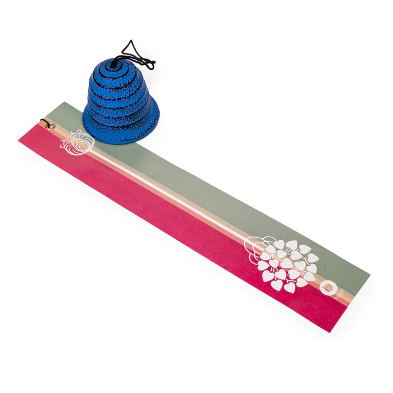 Campana de Viento Fūrin – Hierro Fundido Hamon Azul