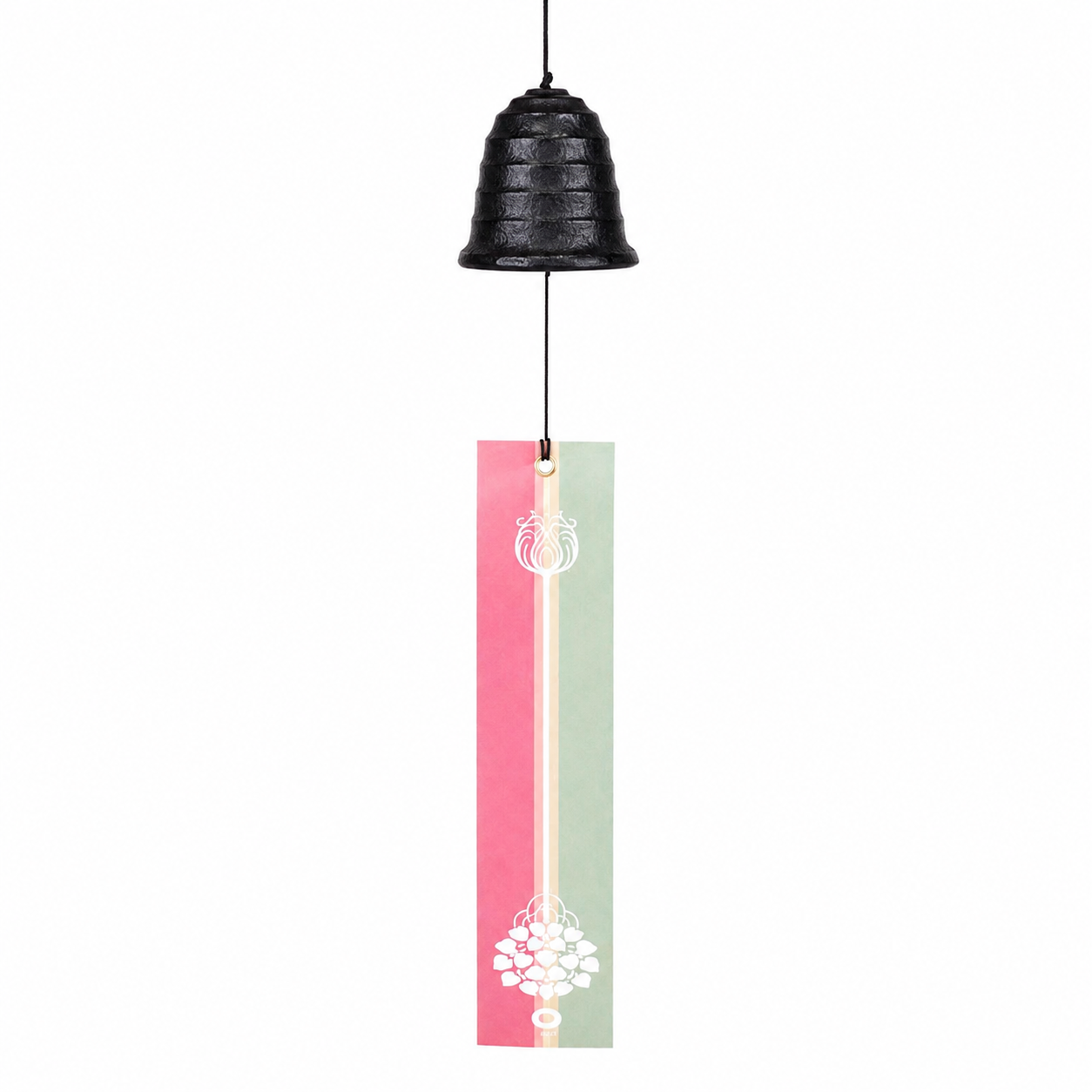 Campana de Viento Fūrin – Hierro Fundido Hamon Negro
