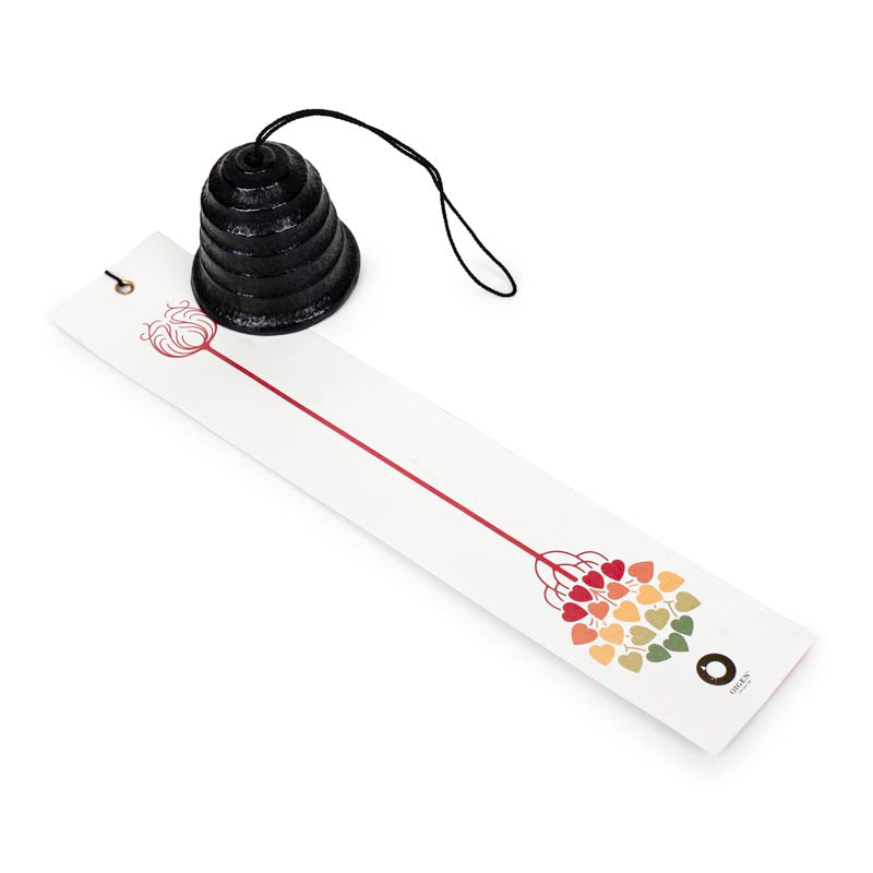 Campana de Viento Fūrin – Hierro Fundido Hamon Negro
