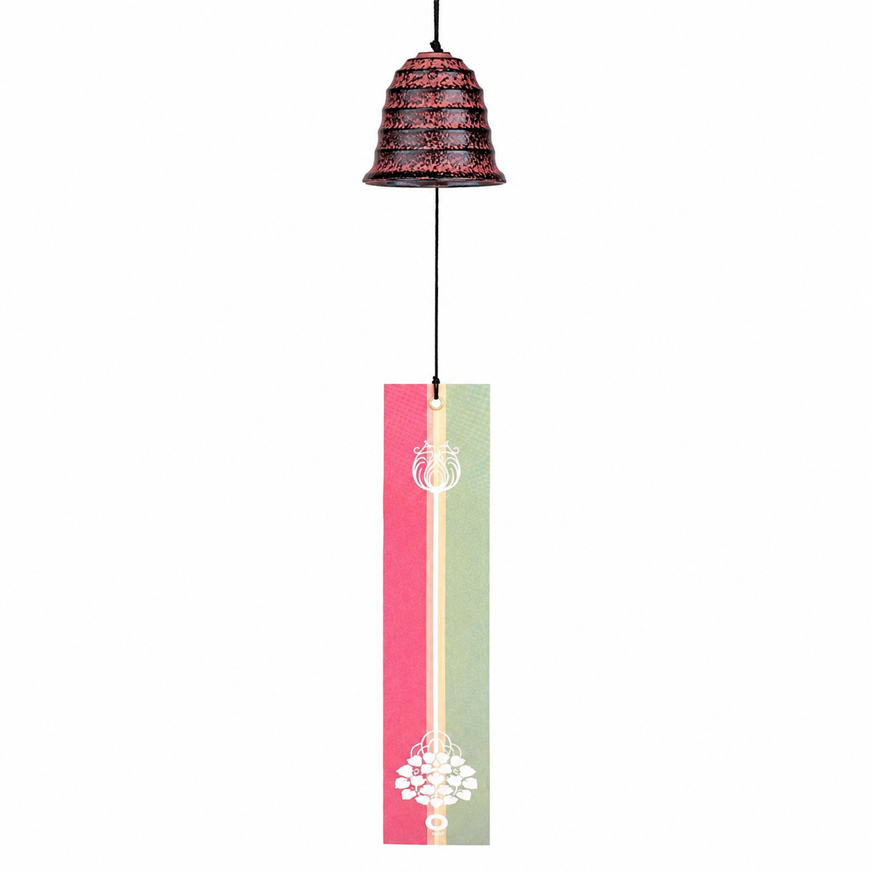 Campana de Viento Fūrin – Hierro Fundido Hamon Rosa