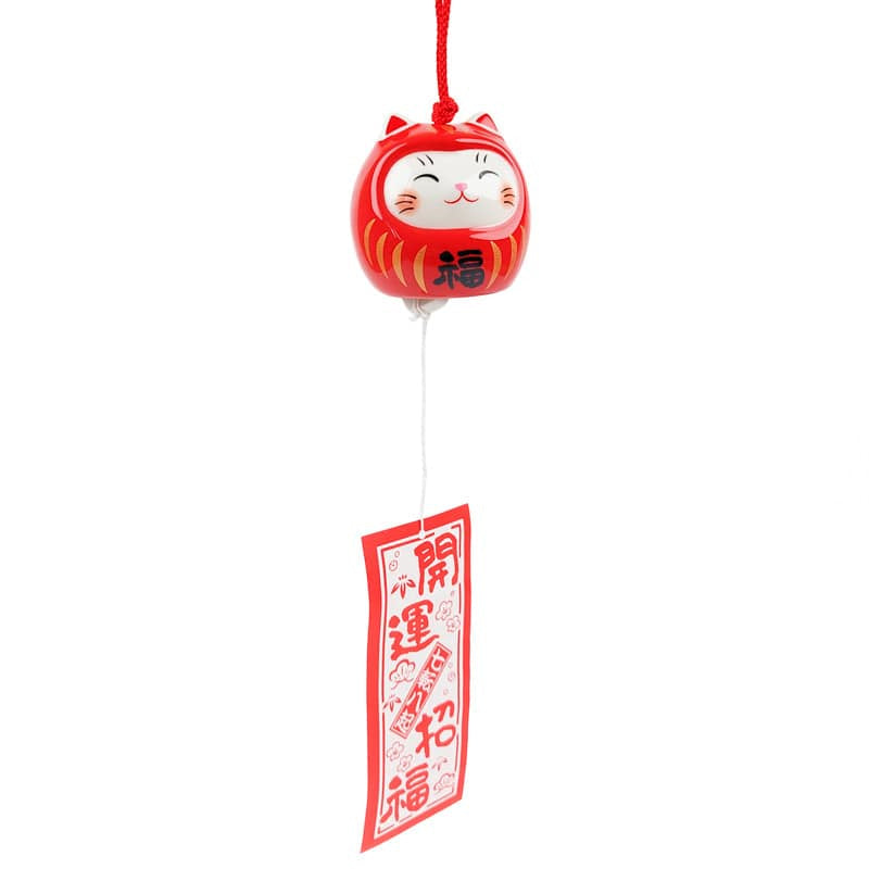 Campanilla de Viento Japonesa Neko Daruma