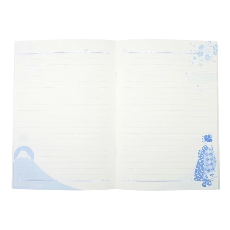Cuaderno japonés Maiko y Monte Fuji