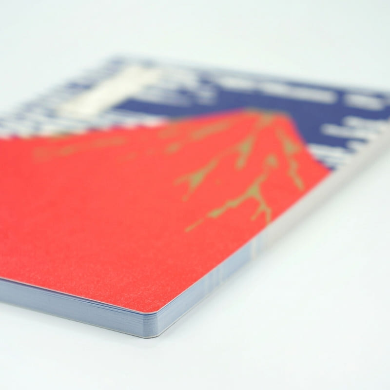 Cuaderno japonés Monte Fuji Rojo