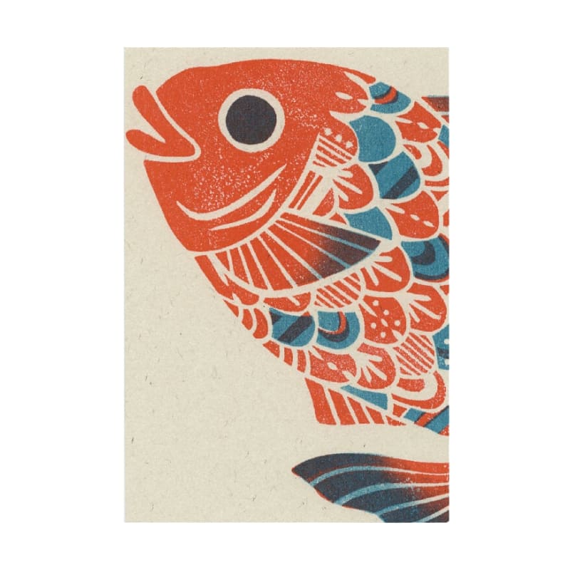 Postal japonesa Besugo