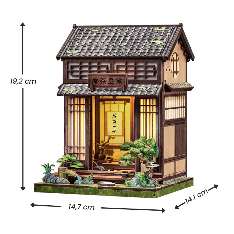Casa Miniatura Japonesa De Madera Kirishima Cha-An