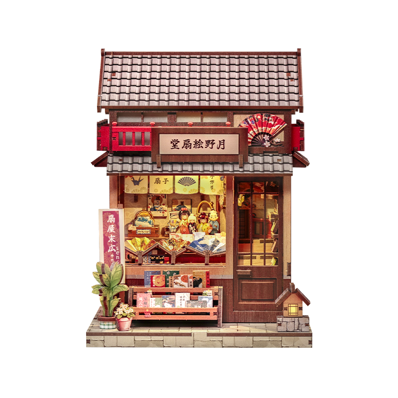 Casa Miniatura Japonesa De Madera Tsukino Eogi-Dou