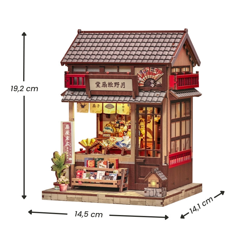 Casa Miniatura Japonesa De Madera Tsukino Eogi-Dou