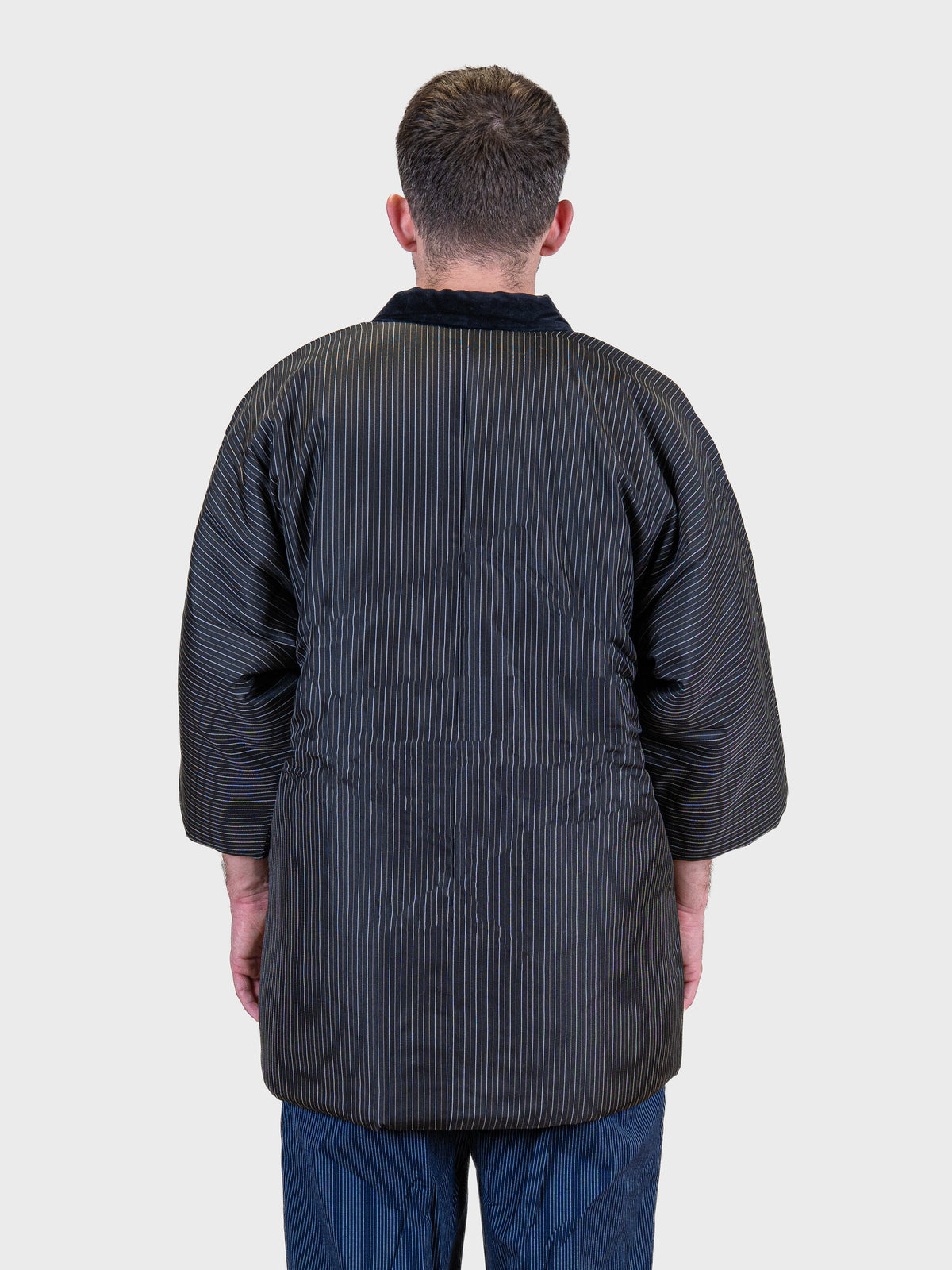 Chaqueta Hanten Hombre – Rayas Tatejima Negra
