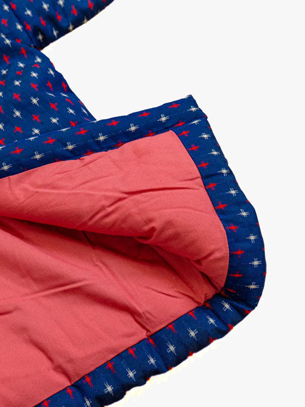 Chaqueta Hanten Mujer – Kasuri Azul