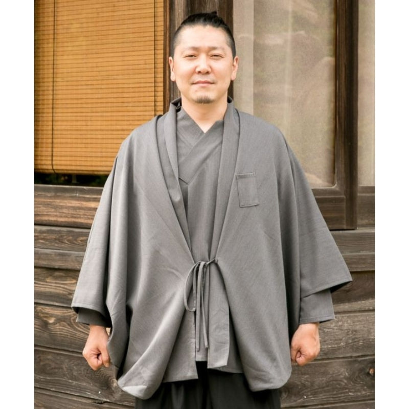 Chaqueta Kimono Gris Hombre