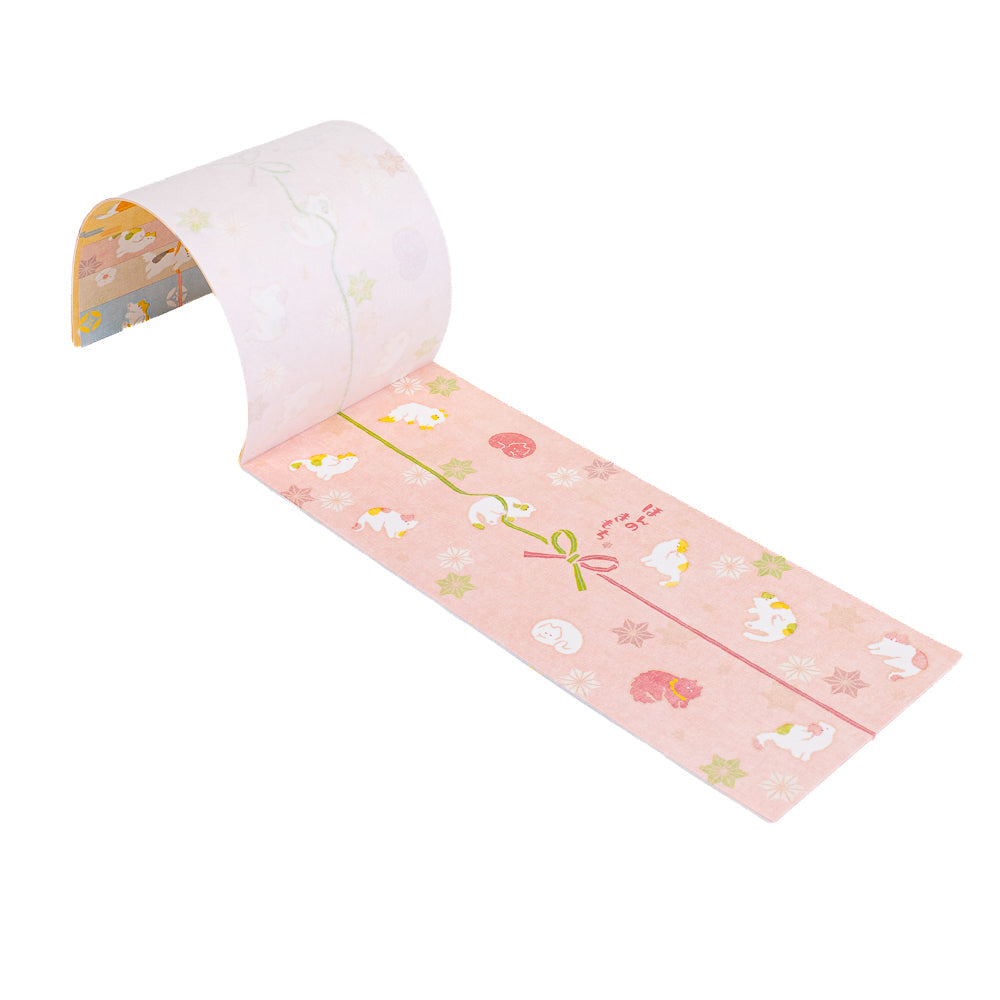 Cintas de Regalo Japonesas de Papel Washi - Gatos Nyanko