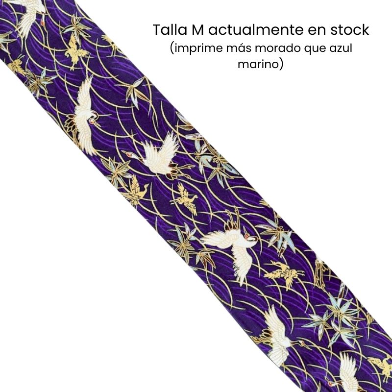 Cinturón Obi Azul Marino Tsuru M