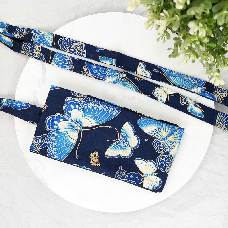 Cinturón Obi Mariposa Azul Marino S