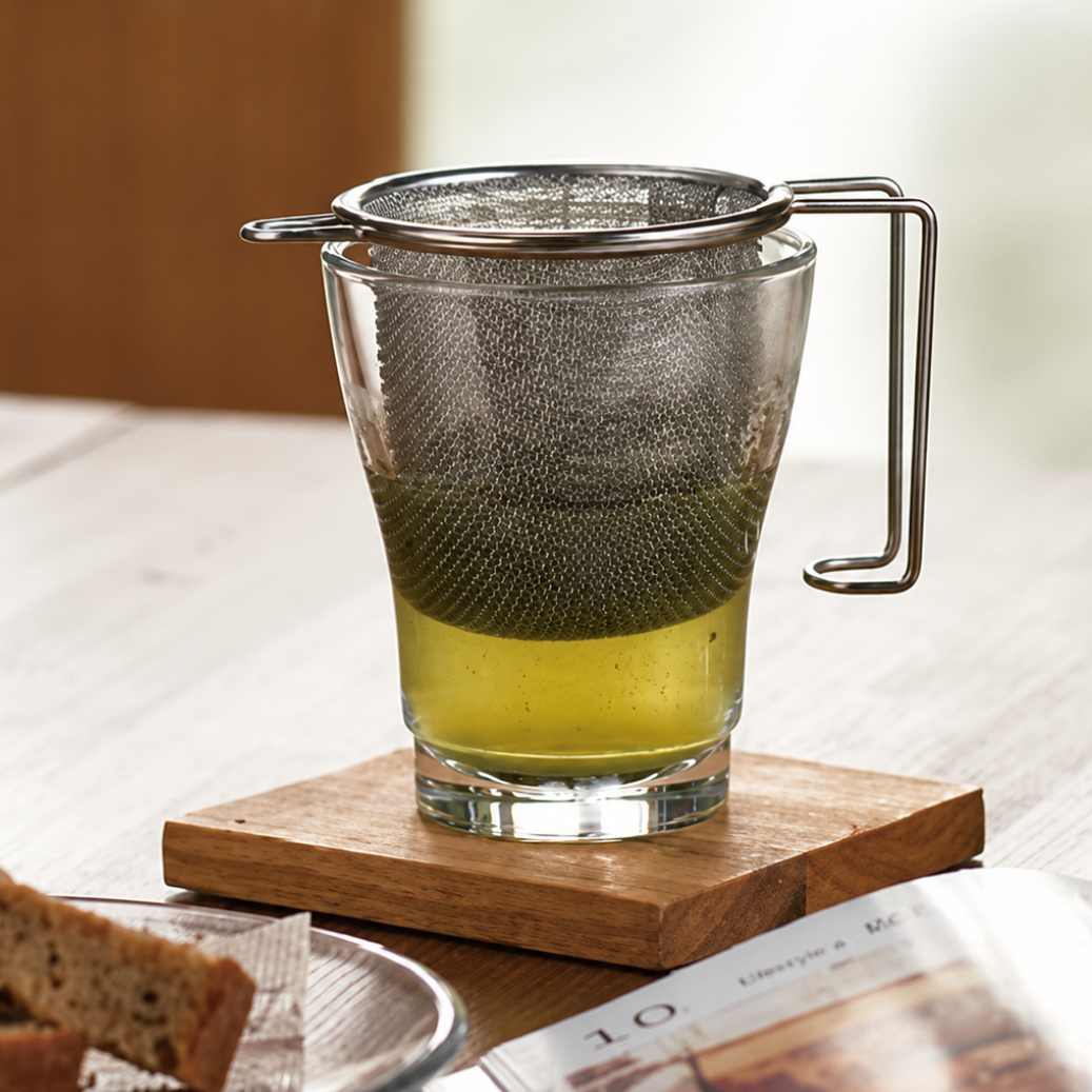 Colador de Té Japonés con Soporte