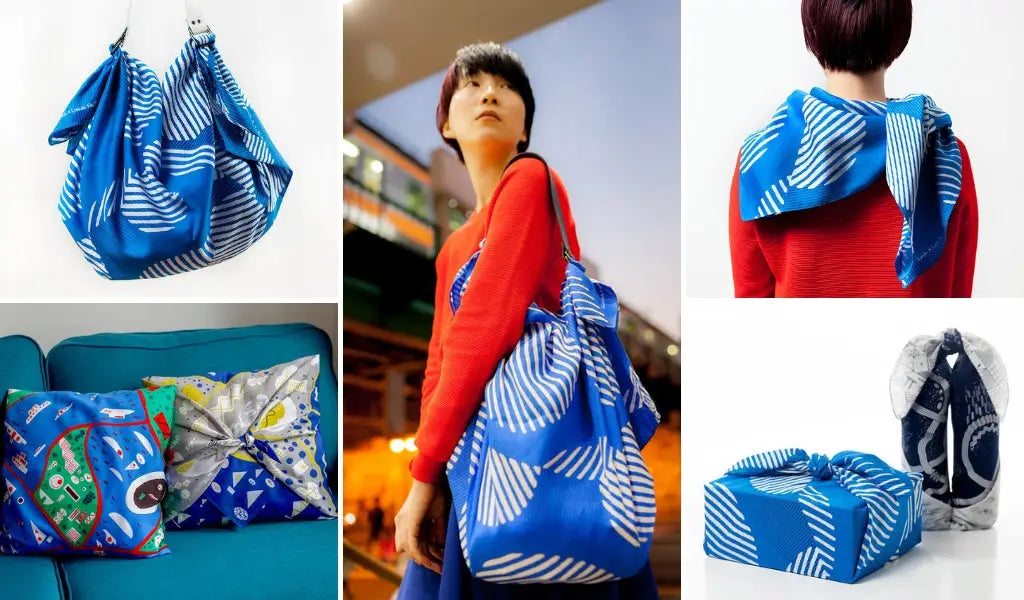 usos del furoshiki japonés