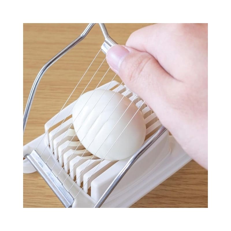 Cortador de Huevos Japonés de Acero Inoxidable