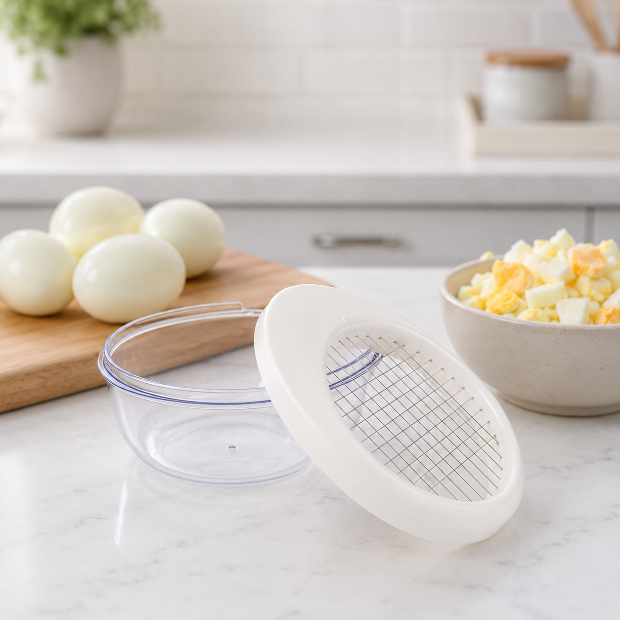 Cortador Japonés de Huevos con Cuenco