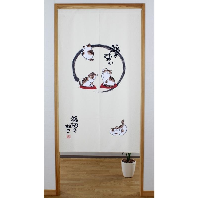 Cortina Noren Gato Zen 85 x 150 cm