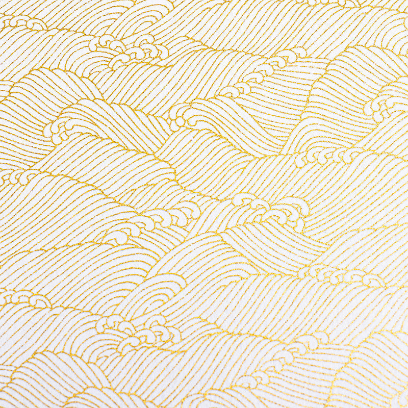 Cuaderno Japonés Goshuin Mino Washi Ondas Blanco