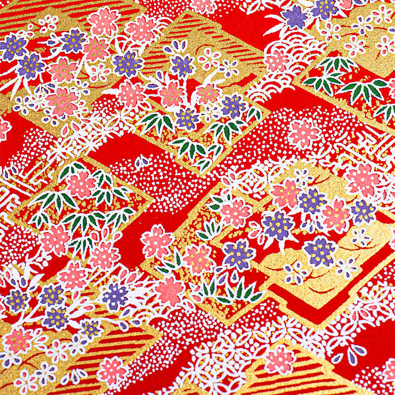 Cuaderno Japonés Goshuin Mino Washi Rojo