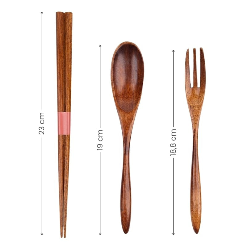 Cubiertos Japoneses de Madera