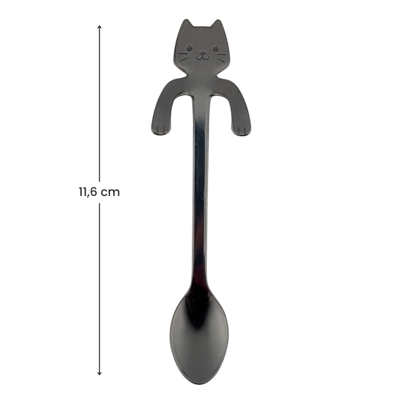 Cuchara para Té Japonesa Gato Negro